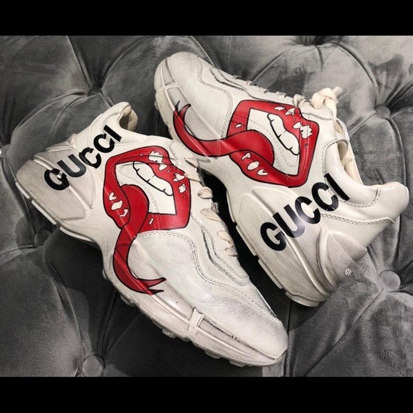 gucci sneakers mouth